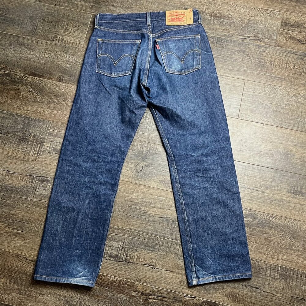 LEVI'S 501 Blue Jeans Pants Denim ((size W30 x L30)) - Picture 2 of 9